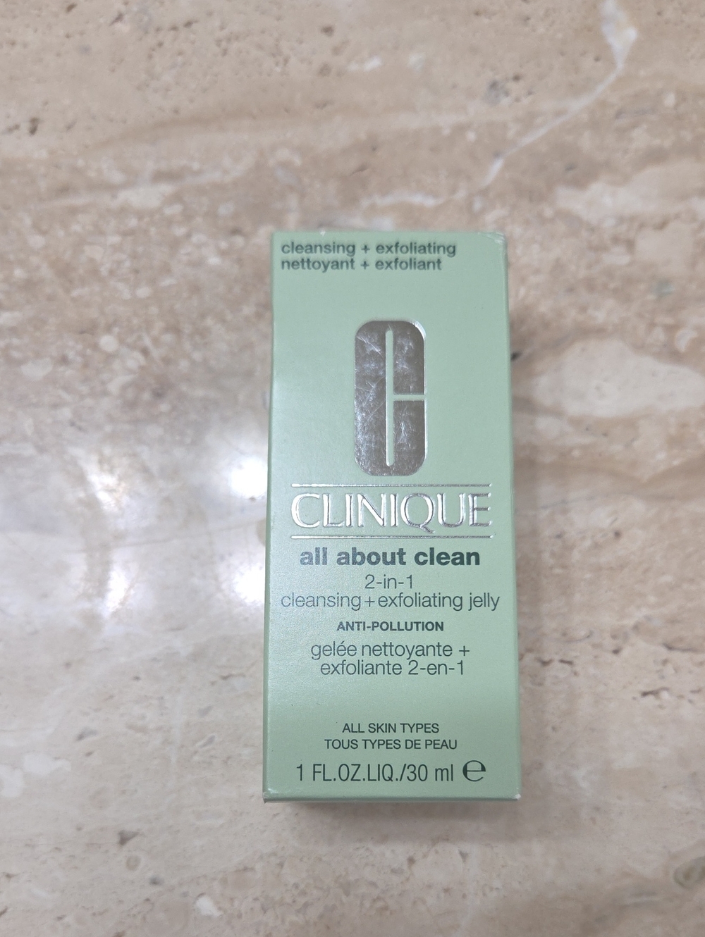 Clinique All About Clean 2-in-1 Cleansing & Exfoliating Jelly - 1 Oz